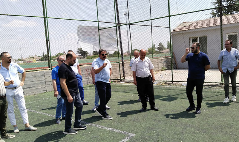 Eskişehir Gençlik ve Spor İl Müdürlüğü’nden Çukurhisar’daki Spor Tesislerine Kapsamlı İnceleme
