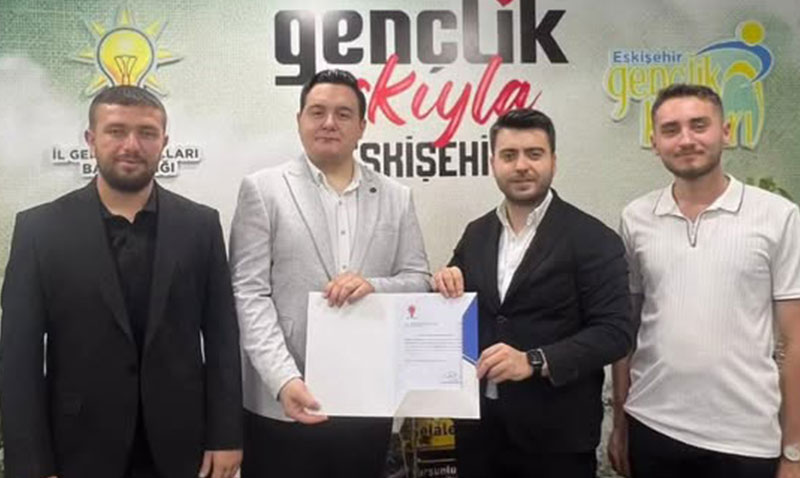 AK Parti Mihalıççık Gençlik Kolları Başkanlığına Yılmaz Demir Atandı