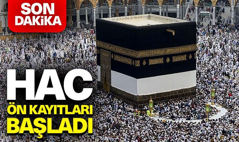 2026 Yılı Hac Ön Kayıtları Başladı