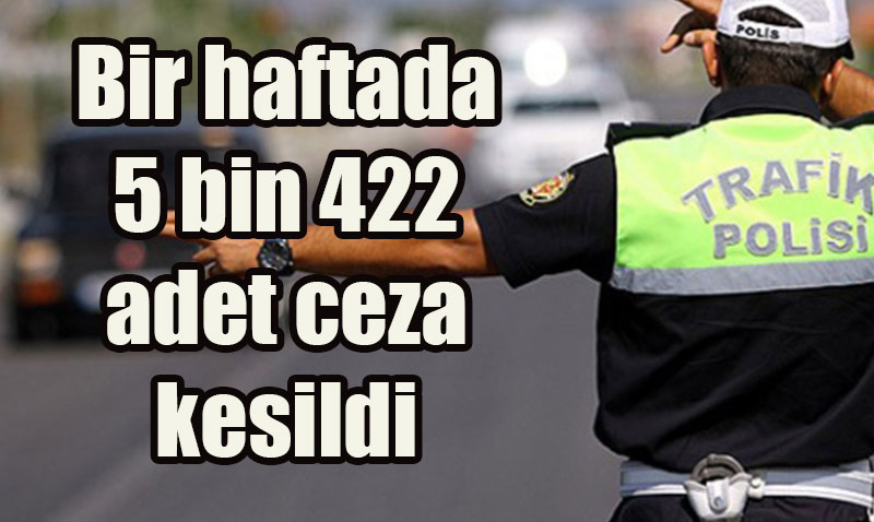 Eskişehir’de bir haftada 302 araç trafikten men edildi