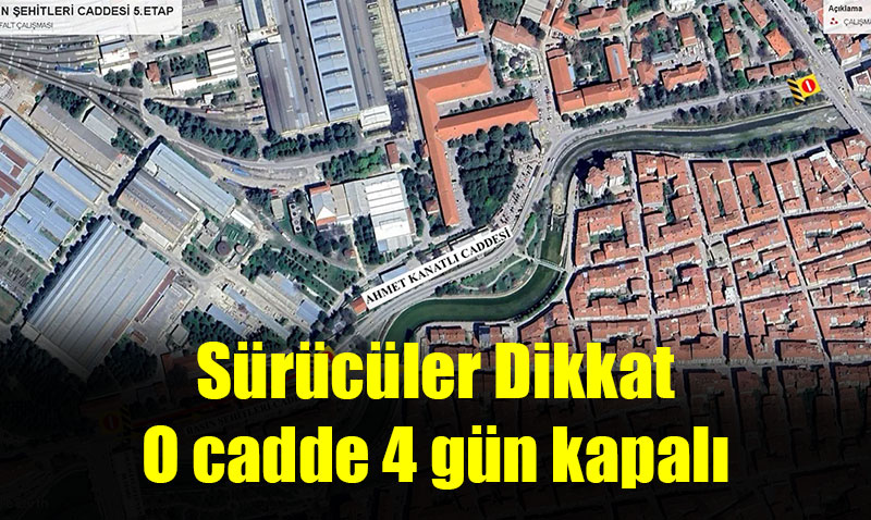 Eskişehir’de İşlek Cadde 4 Gün Boyunca Trafiğe Kapatılacak