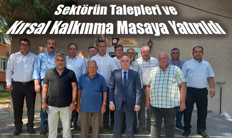 İl Müdürü Yüksel Çil, Ziraat Odaları Başkanları İle İstişare Toplantısı Yaptı