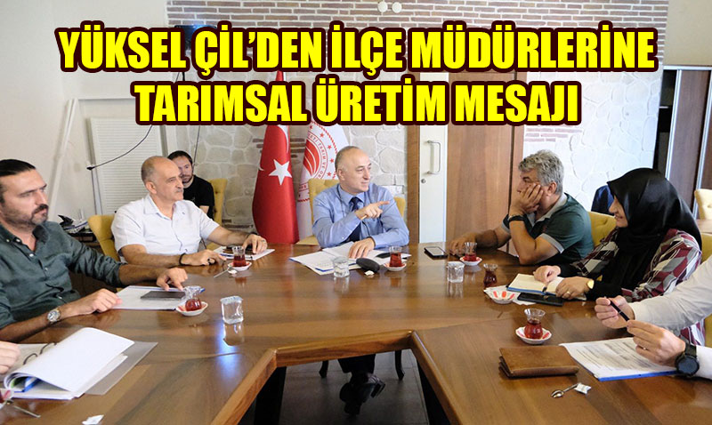 l Mdr ilden le Mdrlerine ’Tarmda retim’ Mesaj