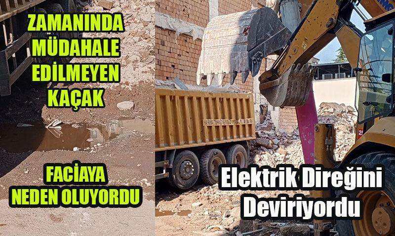 Eskişehir’de Facianın Eşiğinden Dönüldü: Günlerce Akan Su Elektrik Direğini Deviriyordu
