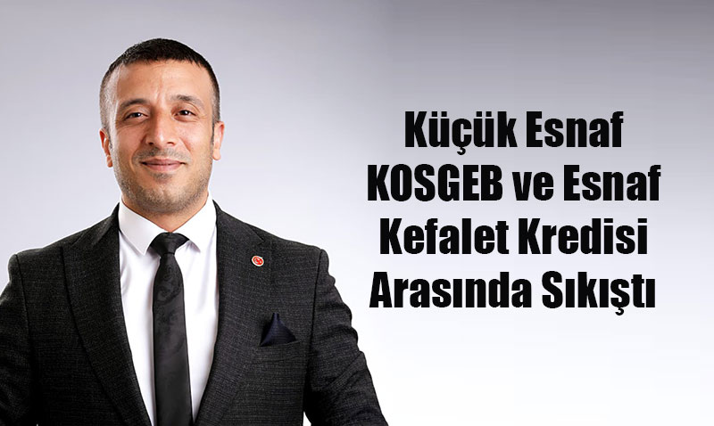 Küçük Esnaf KOSGEB ve Esnaf Kefalet Kredisi Arasında Sıkıştı
