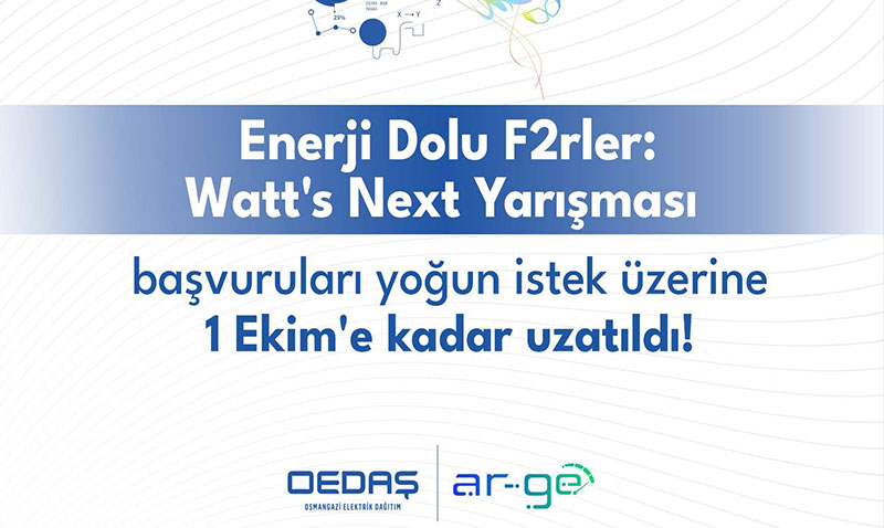 OEDAŞ’ın "Enerji Dolu Fikirler" Yarışması Başvuru Tarihi Uzatıldı