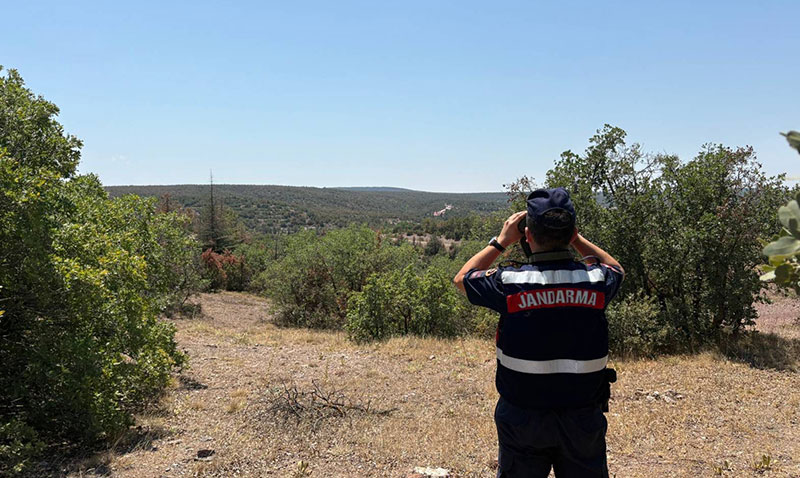 Jandarma Orman Yangınlarını Önlemek İçin Drone Destekli Devriyelere Devam Ediyor