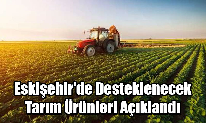 Eskişehir’de Desteklenecek Tarım Ürünleri Açıklandı