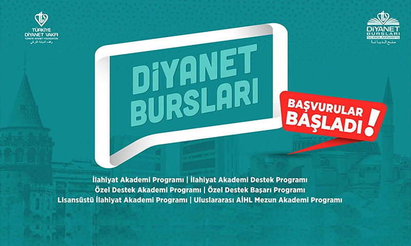 TDV Diyanet Bursları için başvurular başladı