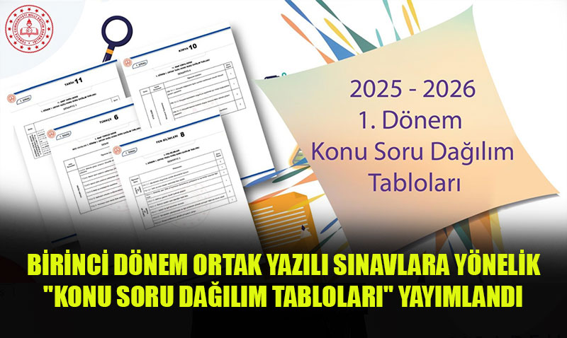 Milli Eğitim Bakanlığı’ndan Ortak Yazılı Sınavlara İlişkin Düzenleme