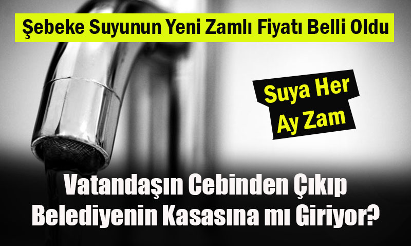 Suyun Zamlı Fiyatı Belli Oldu: İşyerlerinde 70 Liraya Dayandı