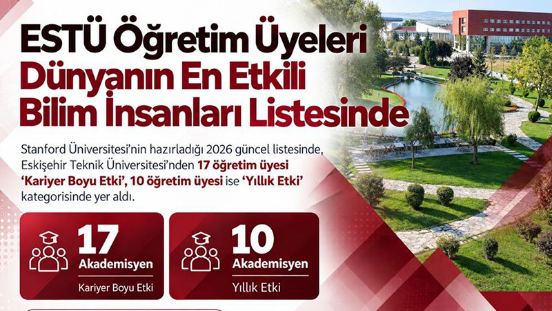 Stanford �niversitesi D�nyan�n En Etkili Bilim �nsanlar�n� A��klad�: EST� T�rkiye�de Zirveye Oynad�