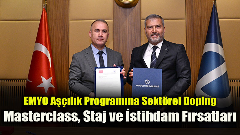 Anadolu �niversitesi ile TA�FED aras�nda i� birli�i protokol� imzaland�