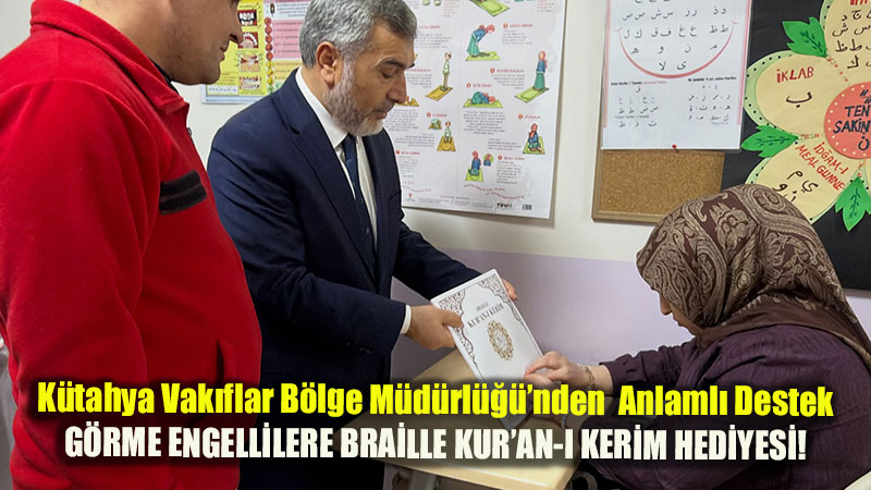 Hac� H�seyin Vakf��n�n Hay�r �art� G�rme Engelli Vatanda�larla Bulu�tu