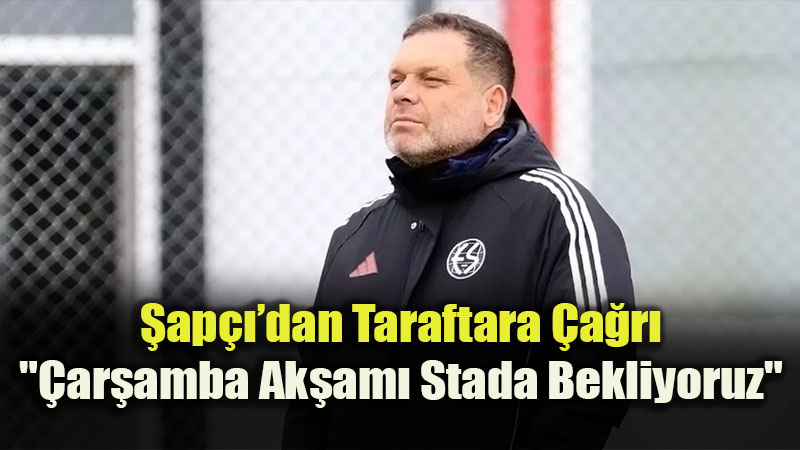 "Hedefimiz Şampiyonluk": Eskişehirspor Teknik Direktörü Şapçı Galibiyeti Değerlendirdi