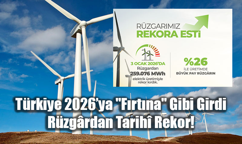 T�rkiye 2026�ya "F�rt�na" Gibi Girdi: R�zg�rdan Tarih� Rekor!