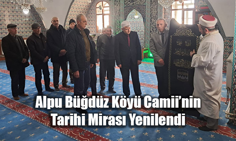 Alpu B��d�z K�y� Camii�nin Tarihi Miras� Yenilendi