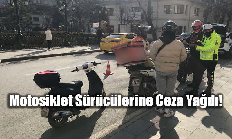 Eski�ehir�de Motosiklet ve Motorlu Bisiklet S�k� Denetim: 50 S�r�c�ye Ceza