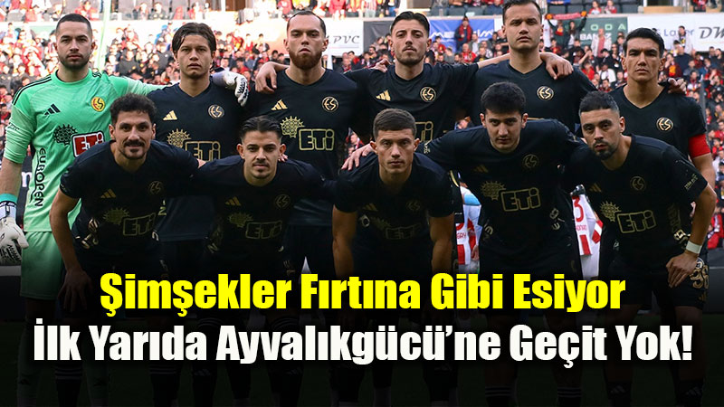 Eski�ehirspor �lk Yar�y� 2 Farkla �nde Kapatt�: �im�ekler Hata Yapmad�