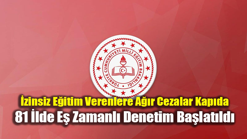 �zinsiz E�itim Faaliyetlerine Y�nelik Genelge �llere G�nderildi!