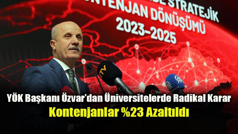 Y�ksek��retimde Stratejik Kontenjan D�n���m�: Kaynak �sraf�na Son Veriliyor