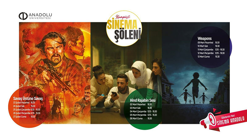 Anadolu �niversitesi�nde Sanat Dolu G�nler: "Kamp�ste Sinema ��leni" Ba�lad�