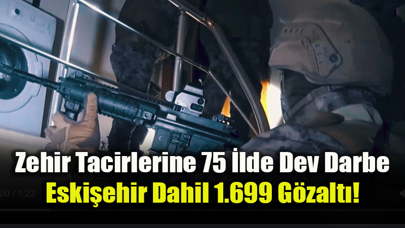 75 �lde Narko-�elik Harekat�: Zehir Tacirlerine Ge�it Yok!