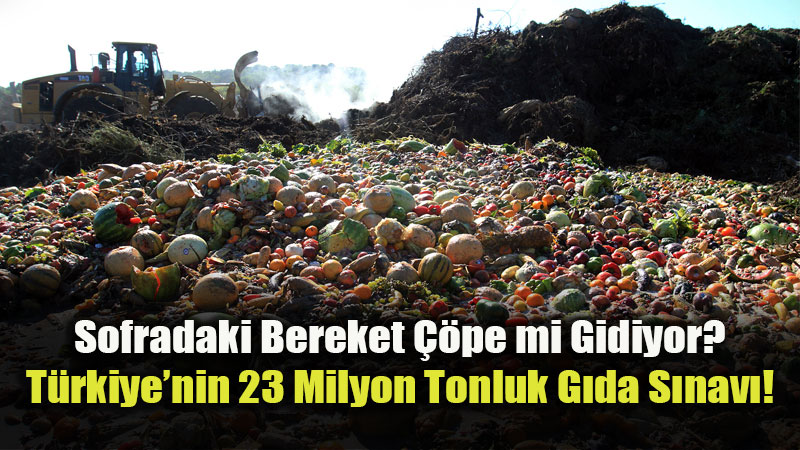 T�rkiye�nin Ac� Tablosu: Y�lda 23 Milyon Ton G�da �sraf Ediliyor!