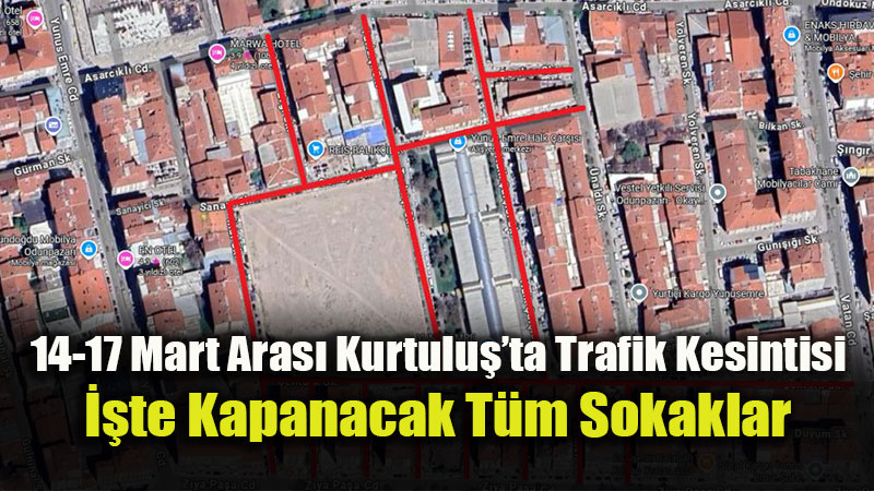 Kurtulu� Mahallesi�nde Dev �n�aat Mesaisi: 15 Sokak Ara� Trafi�ine Kapat�l�yor!