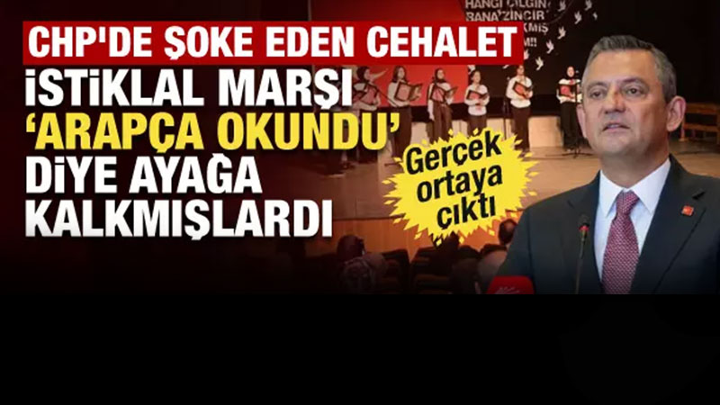 Arap�a m�, Osmanl�ca m�? �stiklal Mar�� Tart��mas�nda "Cehalet" Su�lamas�