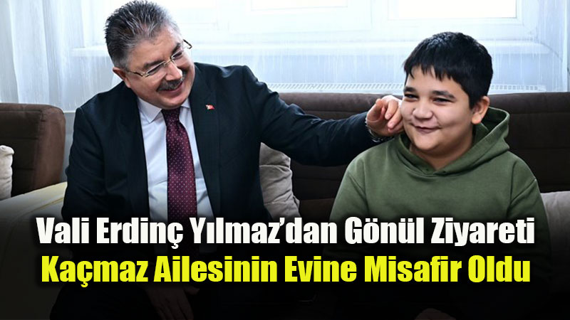 Vali Y�lmaz�dan Ka�maz Ailesine Anlaml� Ziyaret: Ba�lama E�li�inde Samimi Sohbet!