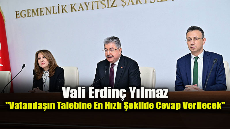 Vali Y�lmaz�dan Kurumlar Aras� Koordinasyon Vurgusu