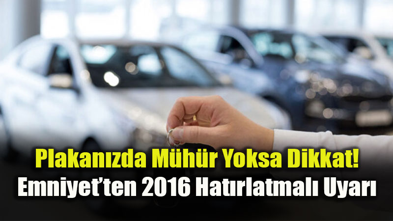 Eski?ehir Emniyet�ten "APP Plaka" Ayar�: Mesele �ekil De�il, M�h�r!