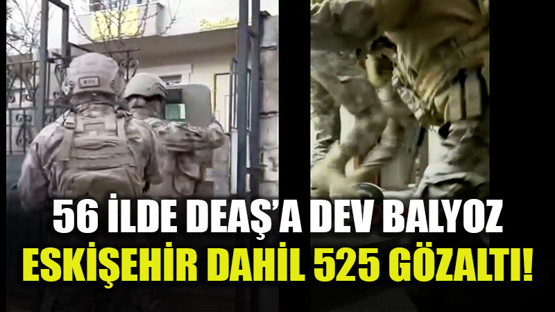 "G�RZ" Operasyonuyla Nefes Kestiler: 56 �lde DEA� H�crelerine Bask�n!