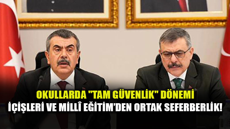 81 �lde Yeni G�venlik Protokol�: Okul �evrelerinde "Ku� U�urtulmayacak."