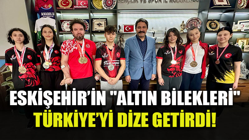 Alt�n Madalyalar Eski�ehir�e Emanet: Bilek G�re�inde "Es-Es" F�rt�nas�.