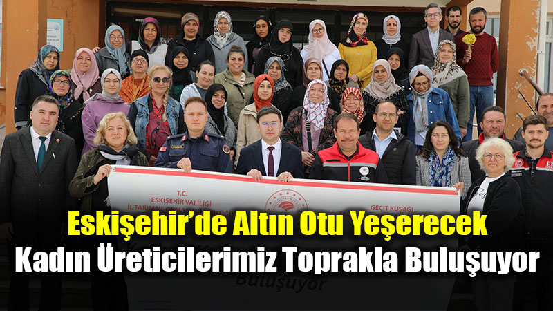 Eski�ehir Tar�m�nda Alt�n Dokunu�: Alt�n Otu Projesi Ba�lad�
