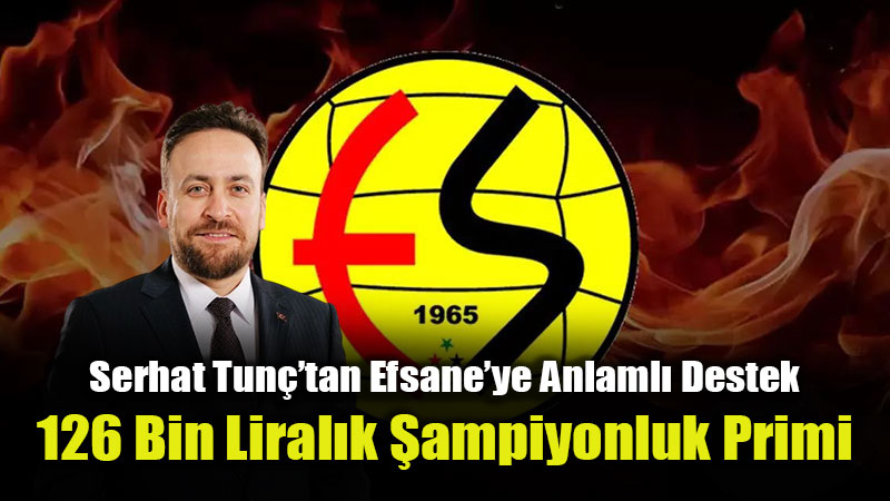 �ehrin �nanc� Sahaya Yans�d�: Serhat Tun�tan 126 Bin TL�lik �ampiyonluk Primi