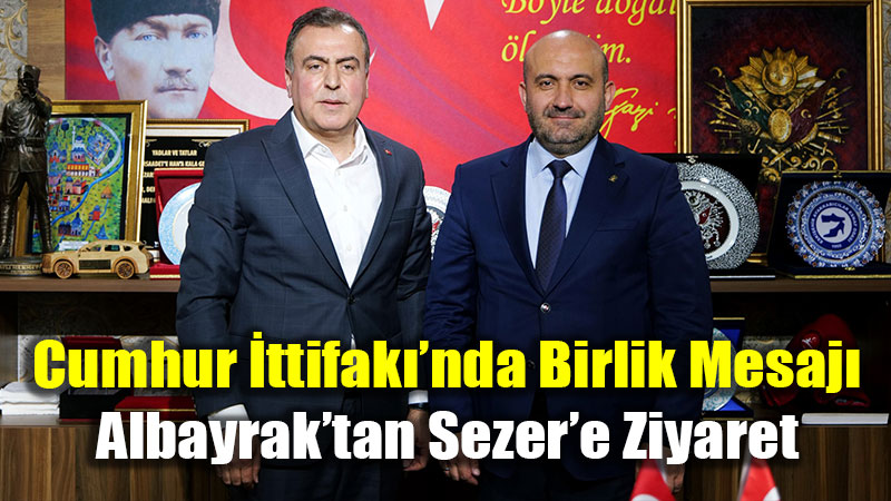 Ba�kan Albayrak�tan MHP �l Ba�kan� Sezer�e Hay�rl� Olsun Ziyareti