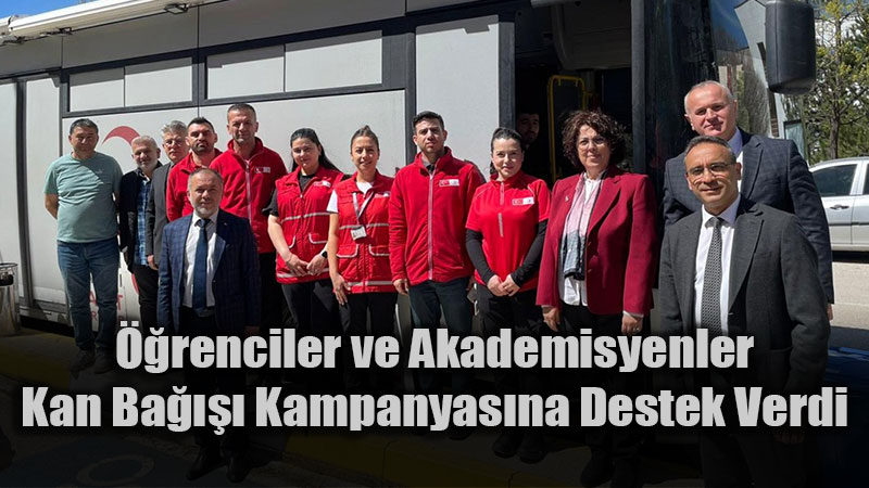 Eski�ehir�de �niversite ��rencilerinden K�z�lay�a Kan Ba���� Deste�i