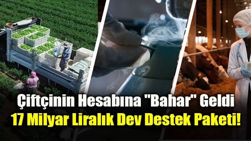 Tar�mda Can Suyu: Bakan Yumakl� 17,3 Milyar TL’lik �deme Takvimini A��klad�