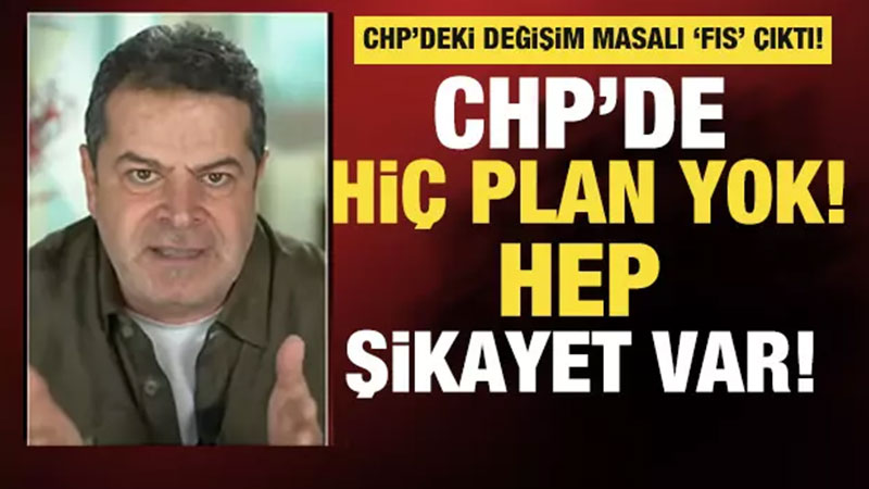 Gazeteci C�neyt �zdemir muhalefete "Sizin plan�n�z ne?" diye sordu