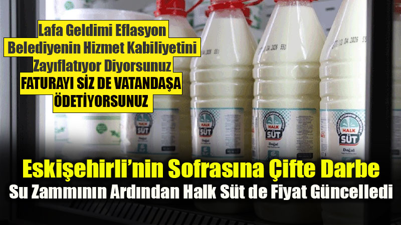 Musluktan Sonra Tencere de Is�nd�: Halk S�t �r�nlerine B�y�k Zam!