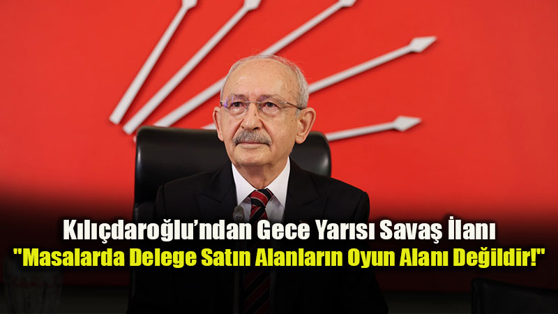 Kurultay Tart��malar�na Sert Yan�t: K�l��daro�lu "O Enkaz� Kald�raca��z" Diyerek Rest �ekti