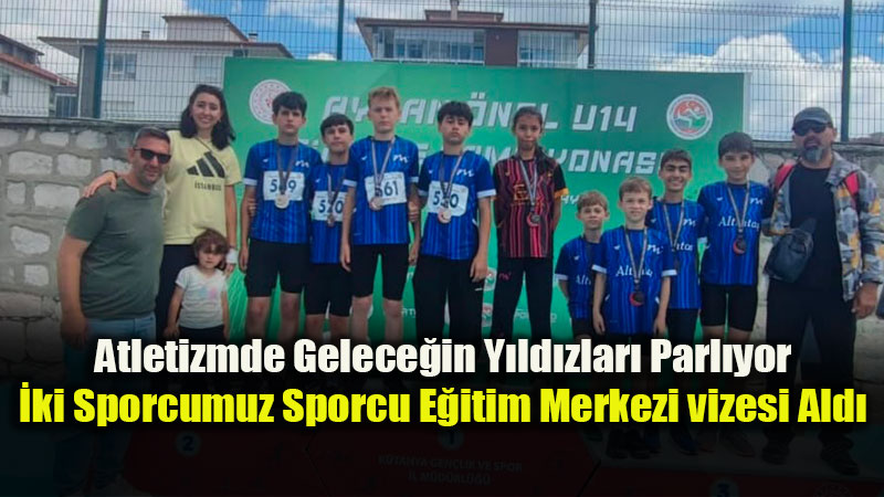U14 Aycan �nel T�rkiye �ampiyonas��nda Gen� Atletlerden Madalya Ya�muru!