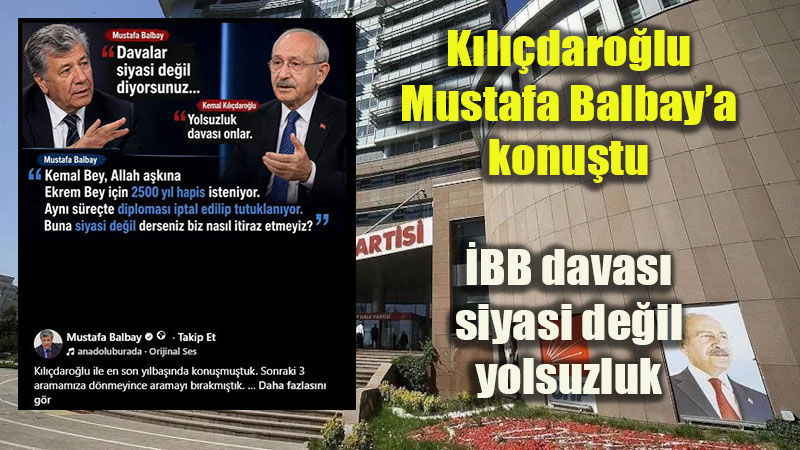 CHP’de �pler Tamamen Koptu: K�l��daro�lu "�mamo�lu Yolsuzluktan Yarg�lan�yor" Dedi