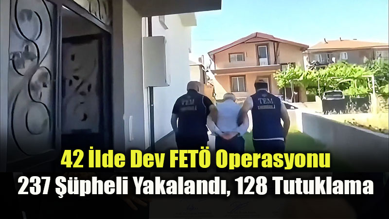Eski�ehir Dahil 42 �lde FET֒ye B�y�k Darbe: 237 G�zalt�, 128 Tutuklama