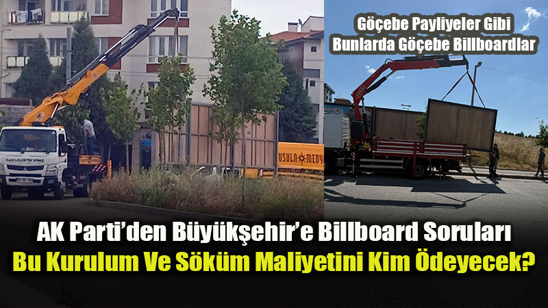 AK Parti Tepeba��’ndan Yap-Boz Belediyecili�ine Tepki: Bir Ekip Dikiyor, Di�eri S�k�yor!