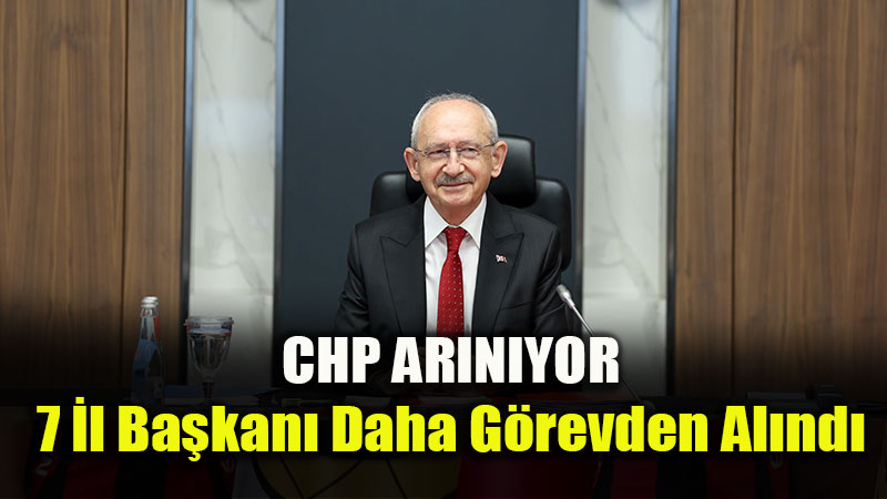 CHP’de 7 �l �rg�t� G�revden Al�nd�, 3 �sim Kesin �hra� �stemiyle Disipline Sevk Edildi