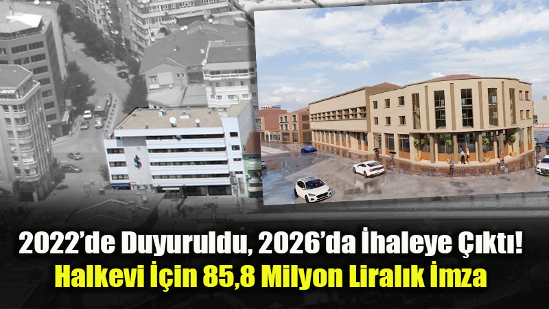 Eski�ehir Tarihi Halkevi Yeniden Do�uyor: Metrekare Maliyeti 51 Bin TL’yi A�acak